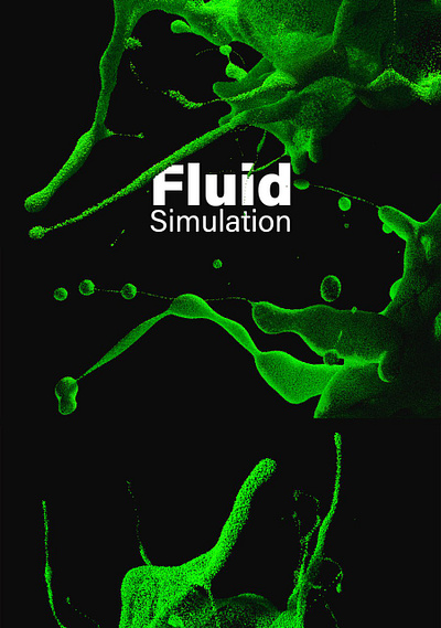 Fluid Particles 3d graphic design motion graphics