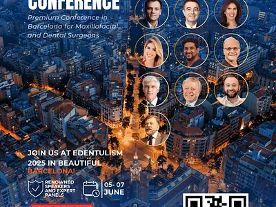 Edentulism conference design flyer