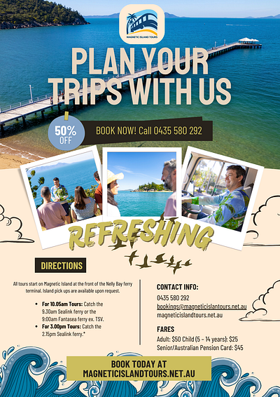 Magnetic Island tour flyer