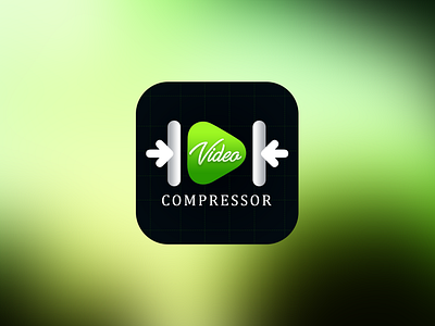 Video Compressor App Icon Concept android app app icon app logo apple icon creative icon design designer icon ios logo design