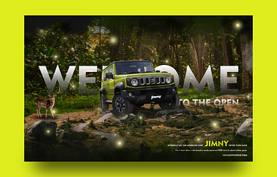 Jimny Landing Page Design branding design graphic design interaction interface landing page landingpage ui ux web