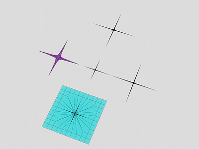 Superellipse or deform a grid into a circle in Blender maths
