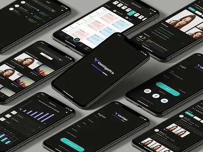 Portfolio Mobile Application graphic design ui