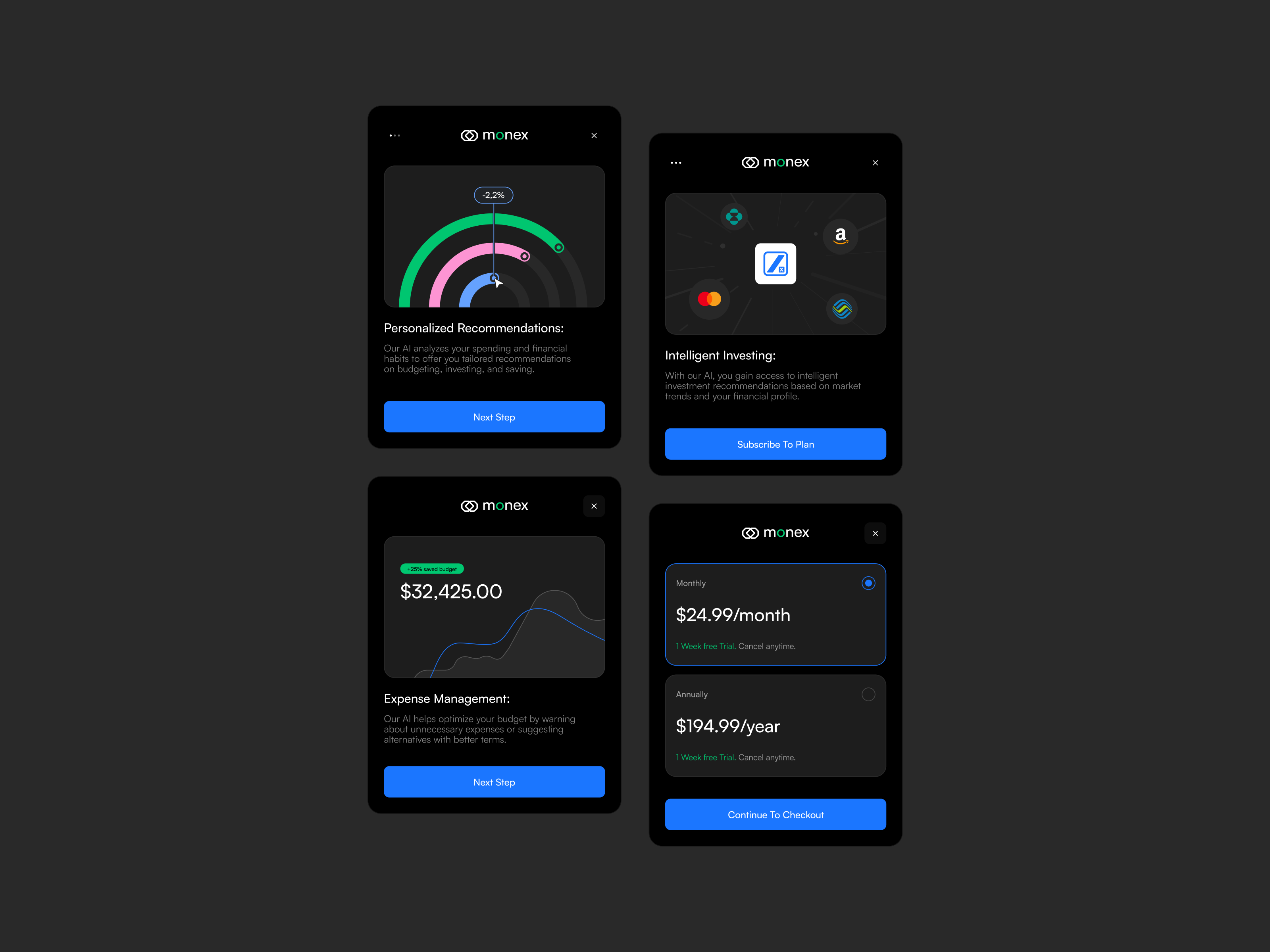 Monex - UX/UI design of the financial management platform by Outcrowd ...