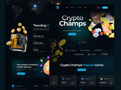 Crypto trading website UI design graphic design logo ui web web design web ui design