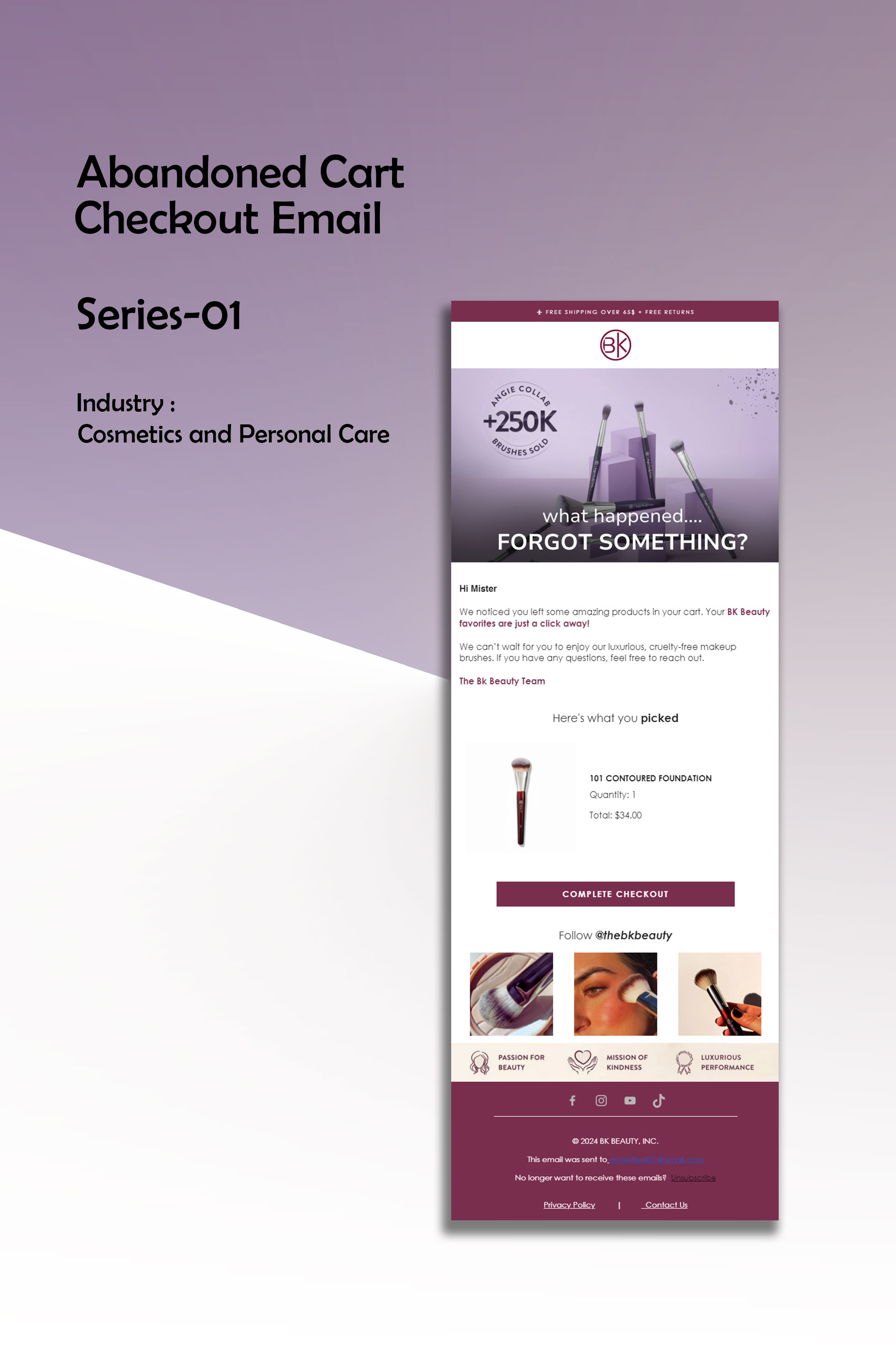 Abandoned cart email design (Series-01) ab cart abandoned cart email branding email email automation email design email flow design graphic design