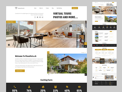 Sell/Rent Property Website Design creative home landing page photography property purchase rent responsive ui ux website