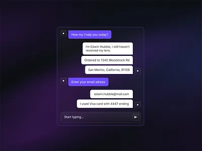 Teleskope.ai - Motion animation branding chart chat circle clean data protection design diagram gradient motion motion graphics sas software startup ui ux