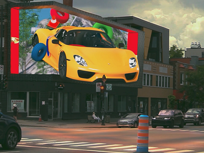 City to Space: A Porsche Adventure 3d advertising aftereffects animation cinema4 illustration motion graphics