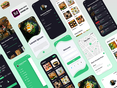 Food Ordering Mobile Application e com e commerce mobile mobile ui mobile ui inspiration mockup ui design ui inspiration uiux