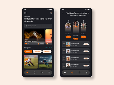 Sports Application application cx design figma app figma design mobile app sports sports mobile app sportsapp sportsapplication ui uidesign uiux ux