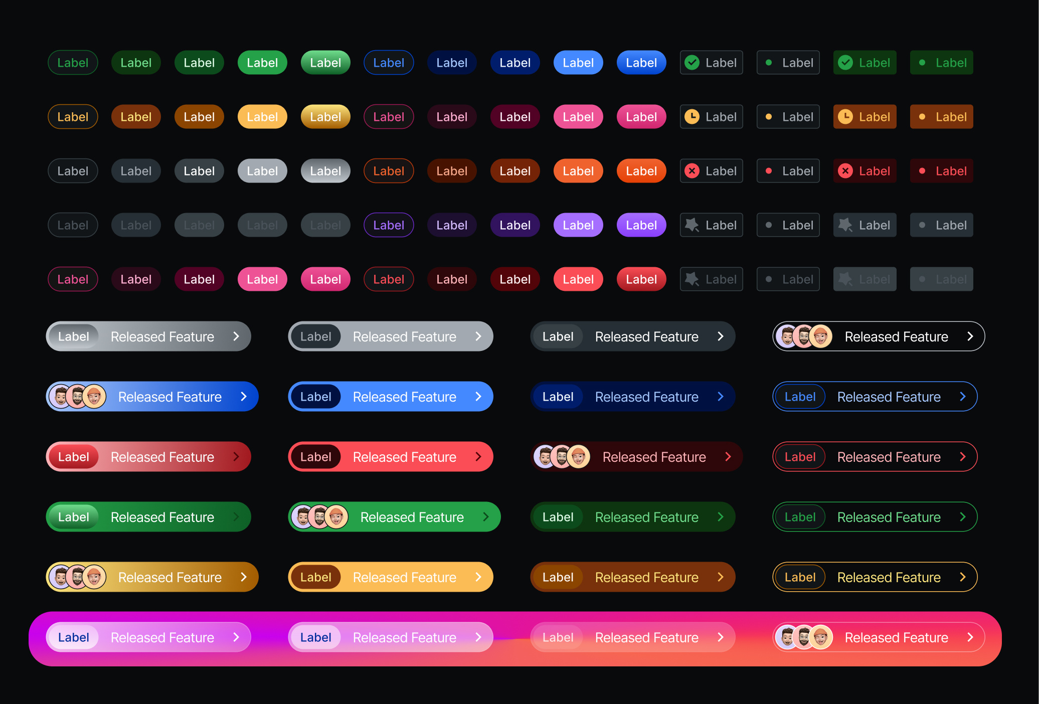 Badge Component | BrixUI Design System. badge design system figma ui ui kits ux