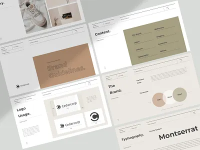 Minimalist Brand Guidelines Design branding design editorial graphic design presentation ui