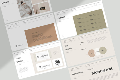 Minimalist Brand Guidelines Design branding design editorial graphic design presentation ui