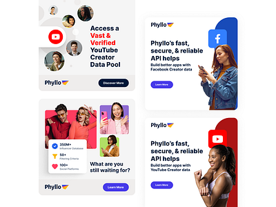 Phyllo Social Ads ad design ads branding design graphic design social media ads