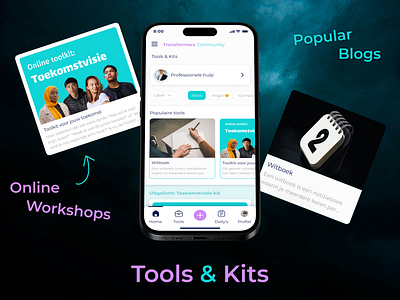 Features that make users come back attract users branding brigit.dev features graphic design illustration instagram kits mobile app saas tools transformers community ui users ux