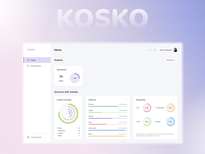 🧩 KOSKO HR Platform analytics business design employees graphics hr management platform redesign statistics ui ux