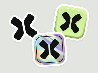 Texta Stickers app holo icon logo sticker