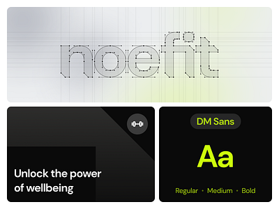 Noefit - Branding app brand branding branding identity design fitness graphic design gym health illustration logo logo design marketing ui uxerflow