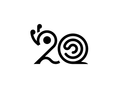 20 20 animals flatdesign flatlogo logo logodesign logotype minimalism numbers patrykbelc retwenty