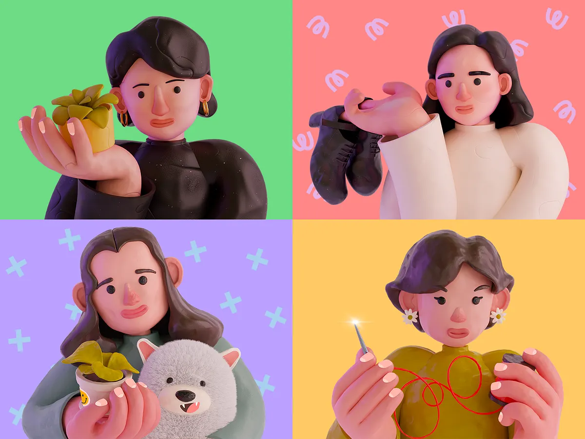 Browse thousands of 3D Clay Illustration images for design inspiration ...