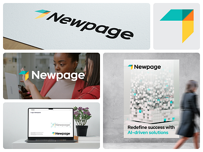 Newpage. Visual identity brand design brand identity branding corporate branding design graphic design healthcare logo logo design logo marks logotype logotype redesign rebranding redesign visual identity visual identity design web