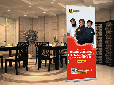 Veterans For Social Justice rollup banner