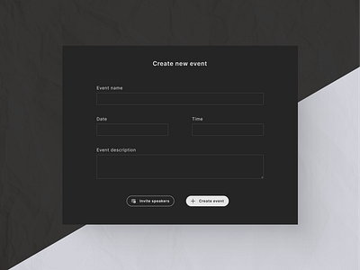 Daily UI #90 Create new dailyui ui