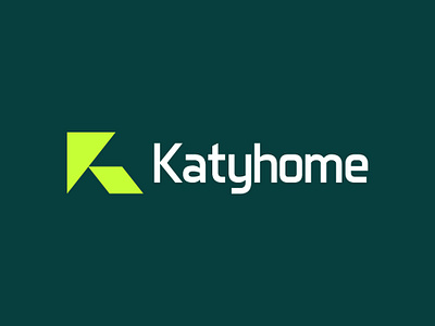Katyhome Real estate logo design (Unused for sale) brand identity branding design home house k k lettermark k logo letter k logo modern logo property real estate roof