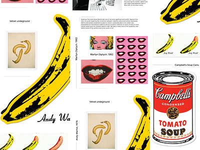 Warhol longread design concept art design longread ui ux warhol