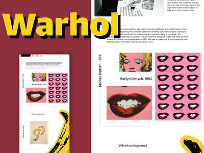 Warhol longread design concept design lohgread ui warhol