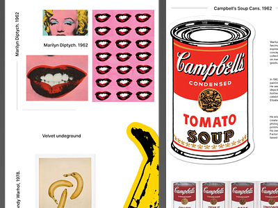 Wahol longread design concept design longread ui warhol