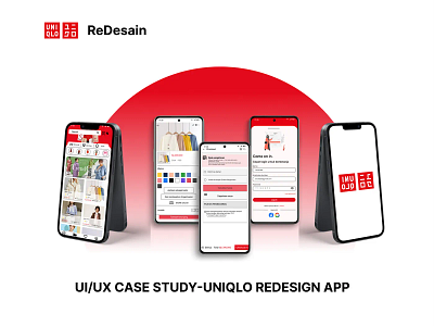 CASE STUDY UNIQLO-REDESAIN APP app branding ui ux