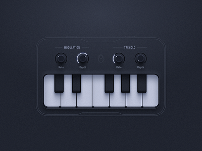 Piano Experiment app audio audio app keyboard line music music app piano piano keyboard skeuomorphic skeuomorphism ui ux vst