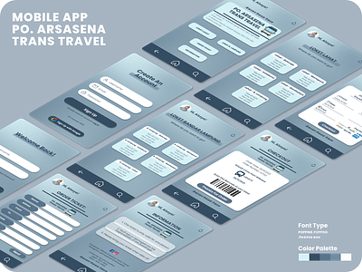 Mobile App PO. Arsasena Travel mobile app travel app ui ux