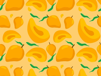 Mango Seamless Repeat Pattern background fabric fruit mango pattern pattern design print repeat pattern repeater repeater print seamless seamless pattern surface design textile wallpaper