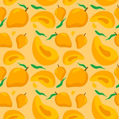 Mango Seamless Repeat Pattern background fabric fruit mango pattern pattern design print repeat pattern repeater repeater print seamless seamless pattern surface design textile wallpaper