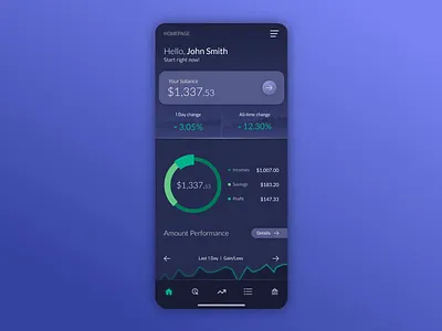 Investment Mobile App Design: FinTech Dashboard android app design app design dashboard dashboard design dashboard ui design finance finance app finance dashboard fintech fintech app fintech dashboard fintech design investment investment app investment app design investment dashboard investment mobile app ios app design mobile app mobile app design
