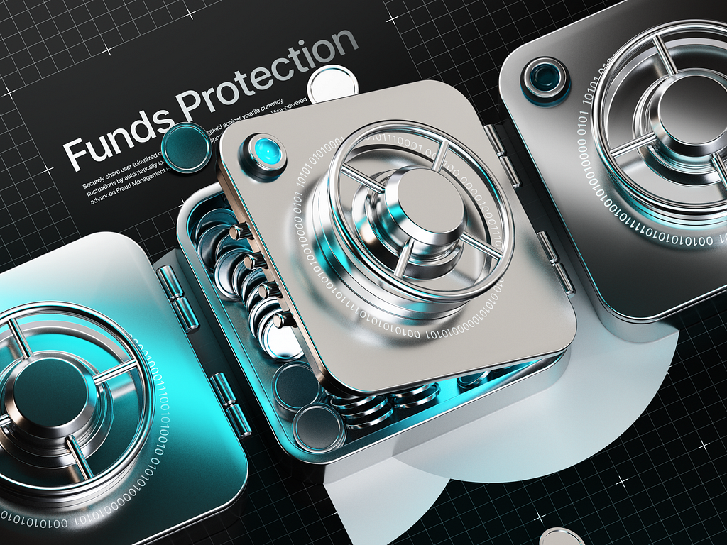 Design of Funds Protection icon for presentation by Pavel Ivashkevich ...