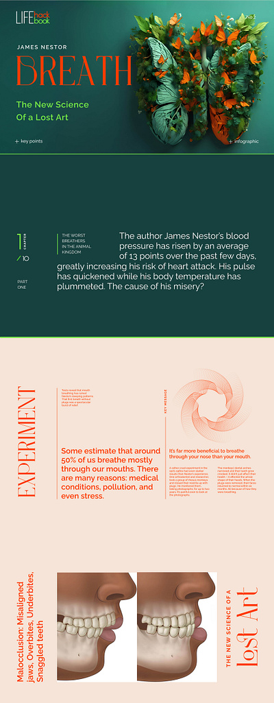 Breath by James Nestor (Book Summary) book book design book lovers book summary boor review breath fonts graphic design jamesnestor mewing motion graphics sleepquality typography typography fonts ui