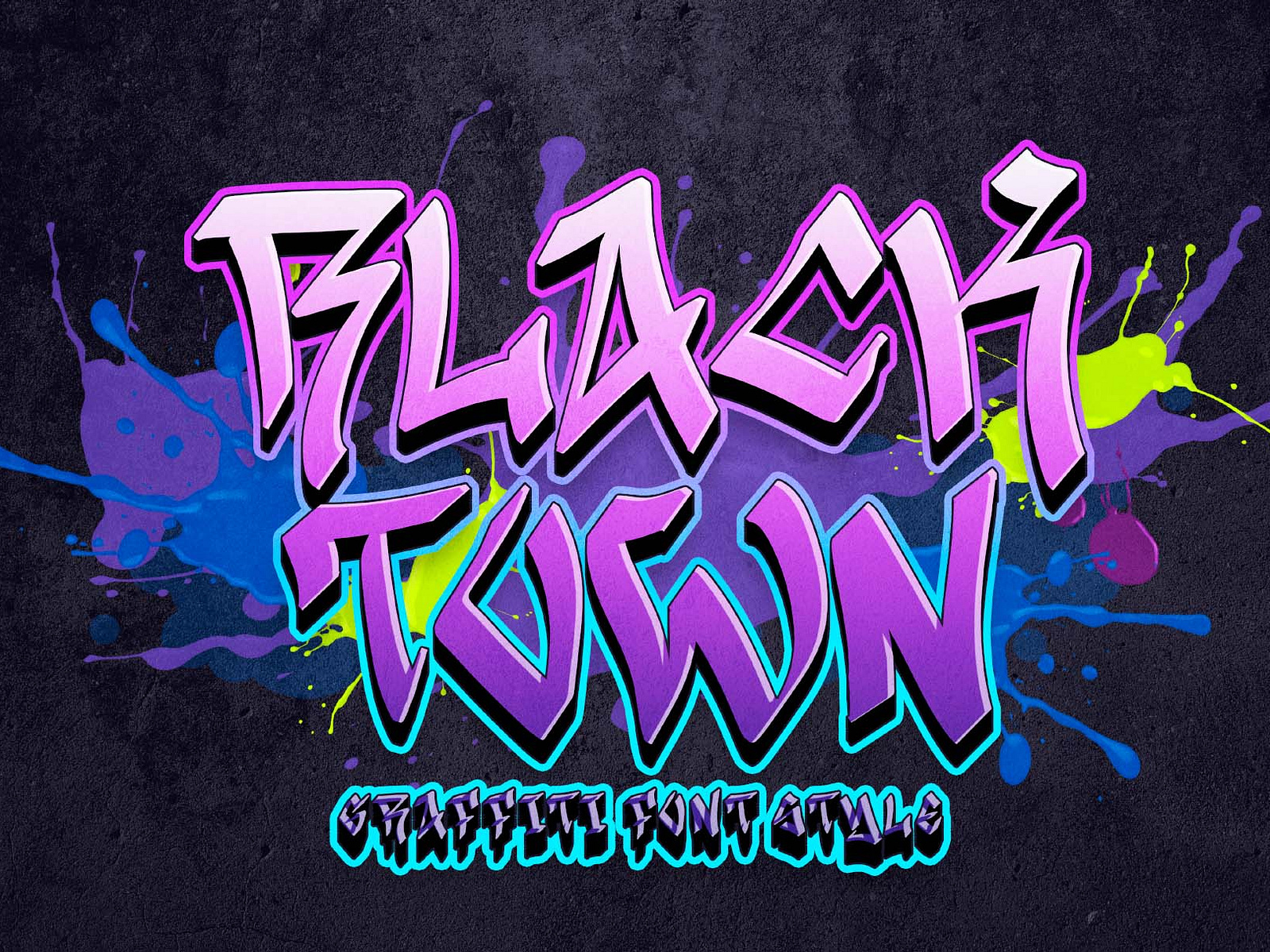 Black Town by Yoga Letter on Dribbble
