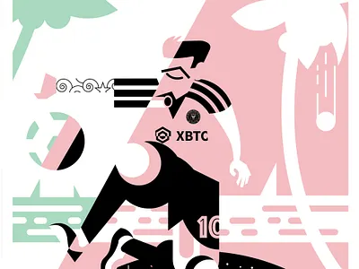 Lionel Messi Inter Miami Poster digital futbol illsutration illustrator messi miami soccer sports vector