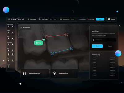 Dental iD - Odontology automated Assessment Tool, Cloud-Based 3d ai dashboard ai dental ai dentist ai medical branding dashboard dental id dentist dentist dashboard design graphic design illustration logo medical dashboard minimal typography ui ui design vector