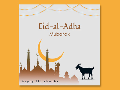 Eid Al Adha Social Media Banner eid eid al adha eid ul adfha free download freepik graphic design illustrator islamic photoshop psd vector vector art