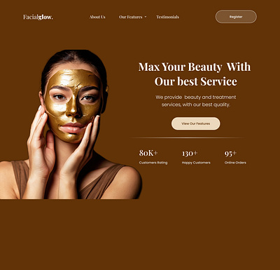 Beauty and Spa Website beauty and spa beauty parlor website homepage landing page saloon webpage spa spa center website spa webpage spa website