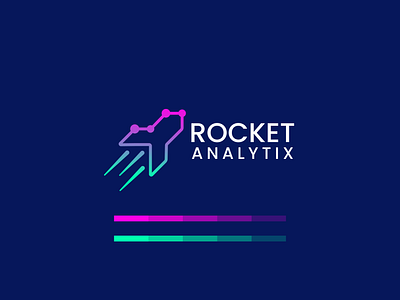 rocket analytics branding chart data data logo fast graph growth launch logo plot rocket rocket logo space speed trend