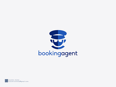 Booking Agent agent company for sale graphic design logo logo design logo for sale minimal modern logo