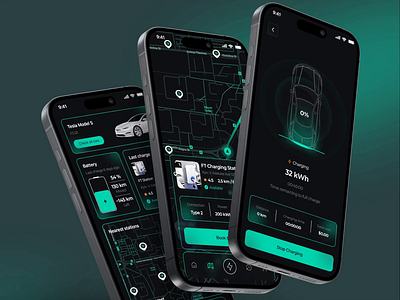 ChargeOn® - UI/UX design for EV Charging Mobile App charging app charging app design elecrtic future electric car app electric cars electric charger app electric power electric transport electric vehicle app ev app ev app design ev charging ev charging app ev solutions green driving green energy green mobility mobile uiux smart charge smart charge ui