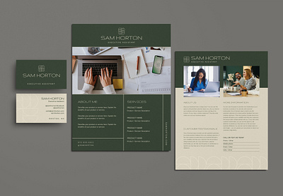 Business Icon Brand Identity Set business business card corporate flyer graphic design marketing traditional