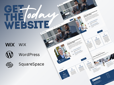 Insurance Consulting agencywebsite branding consulting graphic design squarespace ui webdesign website wix wordpress